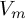 upper V Subscript m