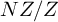 upper N upper Z divided by upper Z