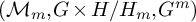 left parenthesis script upper M Subscript m Baseline comma upper G times upper H divided by upper H Subscript m Baseline comma upper G Superscript m Baseline right parenthesis