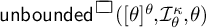 unbounded box open parenthesis theta to the theta power, I sub theta superscript k, theta close parenthesis