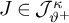 upper J element of upper J Subscript theta Sub Superscript plus Superscript kappa
