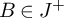 upper B element of upper J Superscript plus