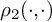 rho 2 left parenthesis dot comma dot right parenthesis