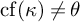 backslash operatorname c f left parenthesis kappa right parenthesis not equals theta