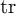 backslash operatorname trace
