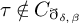 tau not an element of upper C Subscript ð Sub Subscript delta comma beta