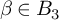 beta element of upper B 3