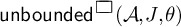 unbounded box open parenthesis A comma J comma theta close parenthesis