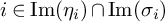 i element of backslash operatorname im left parenthesis eta Subscript i Baseline right parenthesis intersection backslash operatorname im left parenthesis sigma Subscript i Baseline right parenthesis