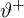 theta Superscript plus