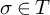 sigma element of upper T