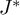 upper J Superscript asterisk