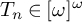 upper T Subscript n Baseline element of omega Superscript omega