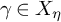 gamma element of upper X Subscript eta