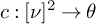 c colon nu squared right arrow theta