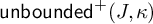 backslash operatorname u n b o u n d e d Superscript plus Baseline left parenthesis upper J comma kappa right parenthesis