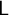 sans serif upper L