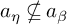 a Subscript eta Baseline neither a subset of nor equal to a Subscript beta