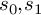 s 0 comma s 1