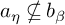 a Subscript eta Baseline neither a subset of nor equal to b Subscript beta