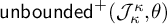 backslash operatorname u n b o u n d e d Superscript plus Baseline left parenthesis upper J Subscript kappa Superscript kappa Baseline comma theta right parenthesis