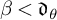 beta less than d Subscript theta