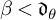 beta less than d Subscript theta