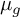 mu Subscript g