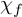 chi Subscript f