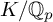 upper K divided by upper Q Subscript p