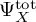 upper Psi Subscript upper X Superscript t o t