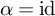 alpha equals backslash operatorname i d