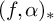 left parenthesis f comma alpha right parenthesis Subscript asterisk
