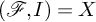 left parenthesis script upper F comma upper I right parenthesis equals upper X