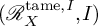left parenthesis upper R Subscript upper X Superscript t a m e comma upper I Baseline comma upper I right parenthesis