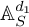 upper A Subscript upper S Superscript d 1