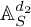 upper A Subscript upper S Superscript d 2