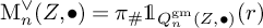 upper M Subscript n Superscript or Baseline left parenthesis upper Z comma bullet right parenthesis equals pi Subscript number sign Baseline 1 Subscript upper Q Sub Subscript n Sub Superscript g m Subscript left parenthesis upper Z comma bullet right parenthesis Baseline left parenthesis r right parenthesis