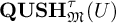 upper Q upper U upper S upper H Subscript German upper M Superscript tau Baseline left parenthesis upper U right parenthesis