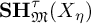 upper S upper H Subscript German upper M Superscript tau Baseline left parenthesis upper X Subscript eta Baseline right parenthesis