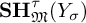 upper S upper H Subscript German upper M Superscript tau Baseline left parenthesis upper Y Subscript sigma Baseline right parenthesis