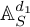 upper A Subscript upper S Superscript d 1