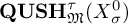 upper Q upper U upper S upper H Subscript German upper M Superscript tau Baseline left parenthesis upper X Subscript sigma Superscript 0 Baseline right parenthesis