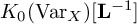 upper K 0 left parenthesis backslash operatorname upper V a r Subscript upper X Baseline right parenthesis upper L Superscript negative 1