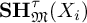 upper S upper H Subscript German upper M Superscript tau Baseline left parenthesis upper X Subscript i Baseline right parenthesis