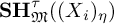 upper S upper H Subscript German upper M Superscript tau Baseline left parenthesis left parenthesis upper X Subscript i Baseline right parenthesis Subscript eta Baseline right parenthesis