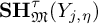 upper S upper H Subscript German upper M Superscript tau Baseline left parenthesis upper Y Subscript j comma eta Baseline right parenthesis