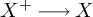 upper X Superscript plus Baseline long right arrow upper X