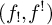 left parenthesis f Subscript factorial Baseline comma f Superscript factorial Baseline right parenthesis