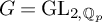 upper G equals backslash operatorname upper G upper L Subscript 2 comma upper Q Sub Subscript p Subscript